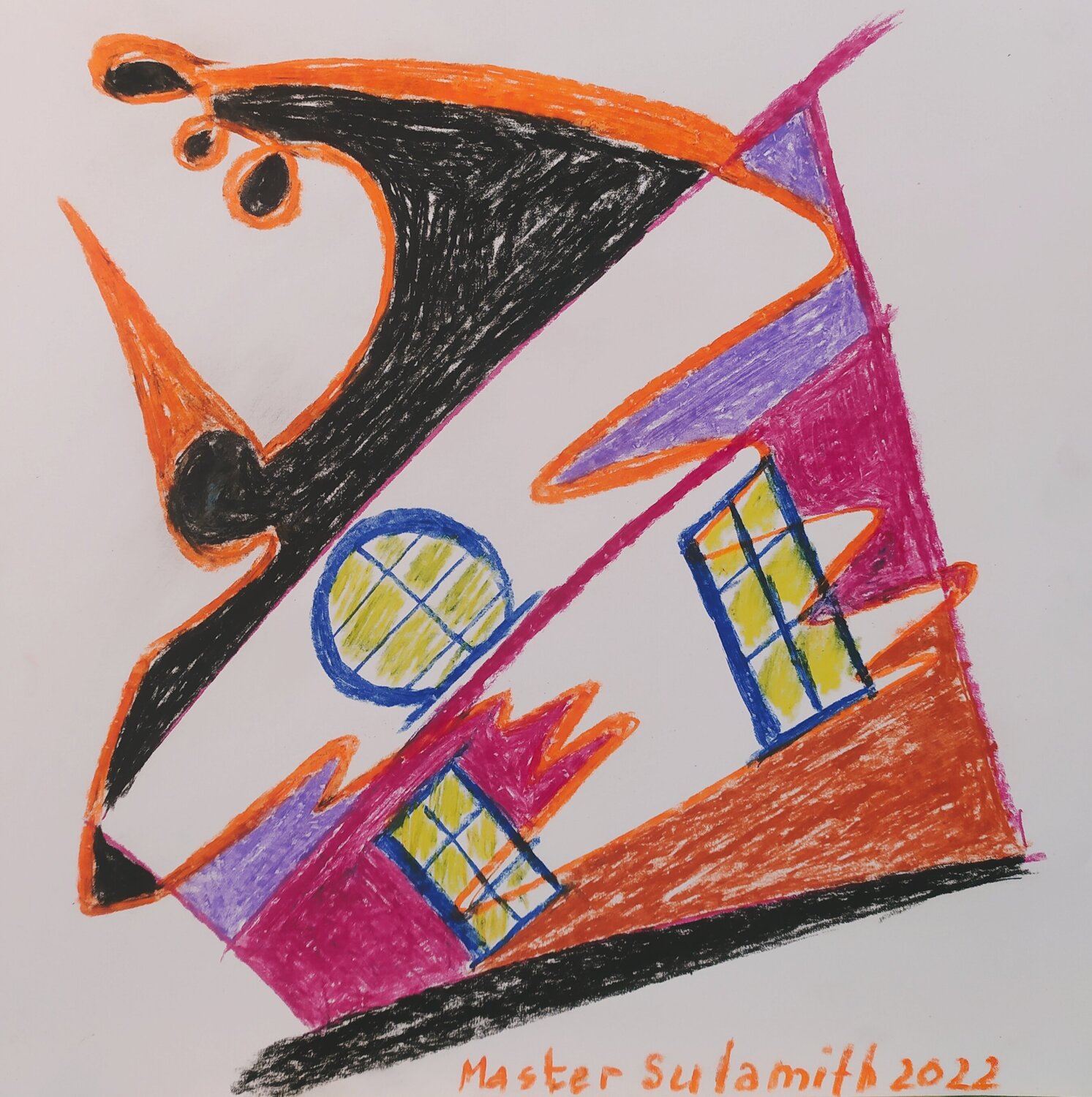Lonely windows Svetlana Ivanova Drawing for sale