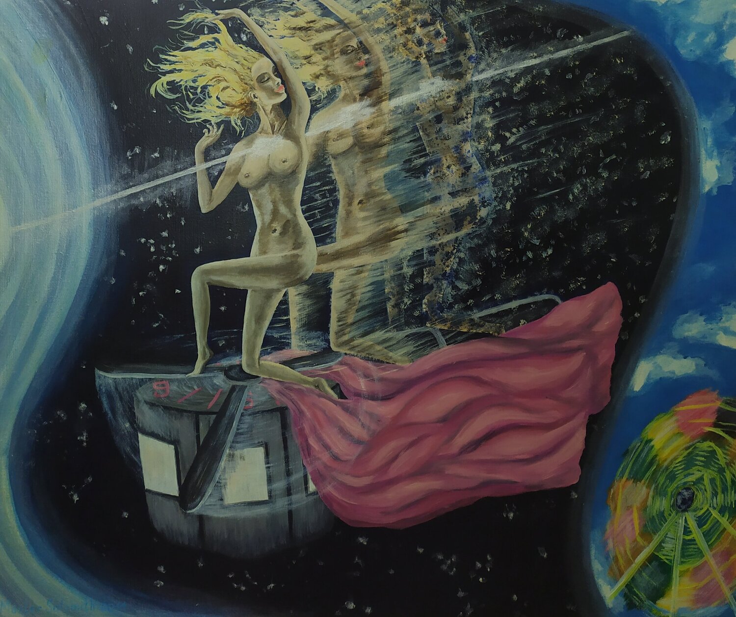 Time Svetlana Ivanova Original painting for sale