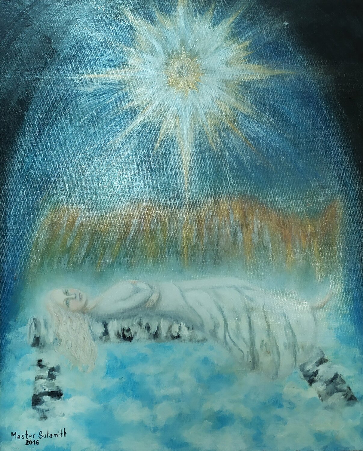 The Protection of the Lord Svetlana Ivanova Original painting for sale