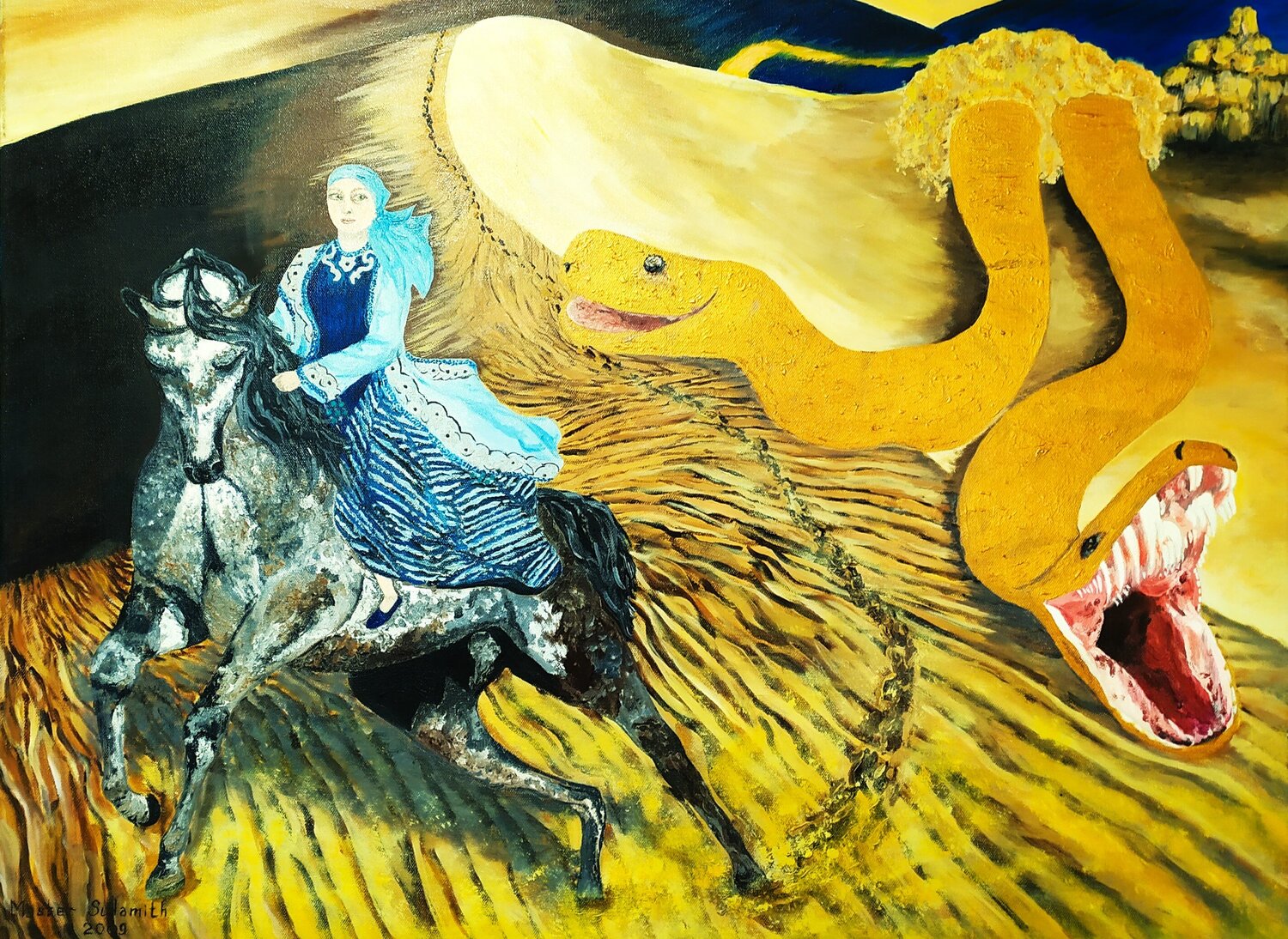 Exodus from wealth Svetlana Ivanova Original painting for sale
