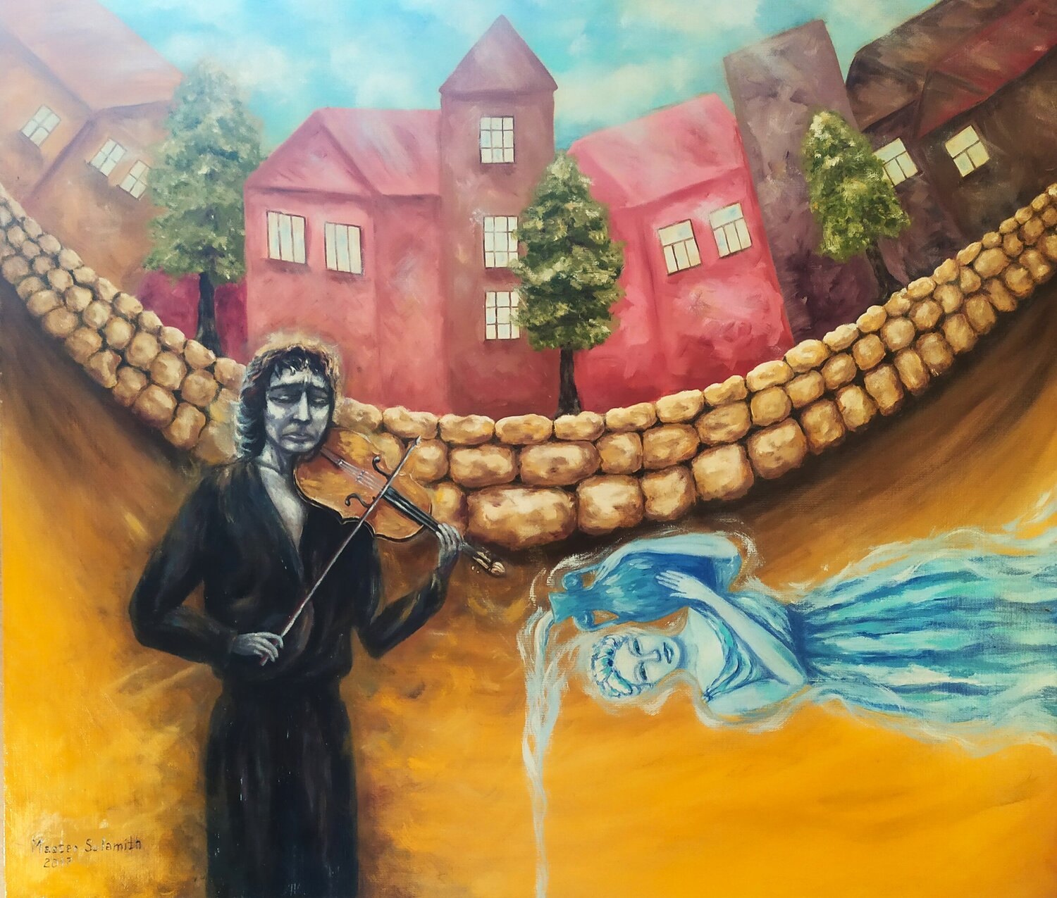 The illusion Svetlana Ivanova Original painting for sale