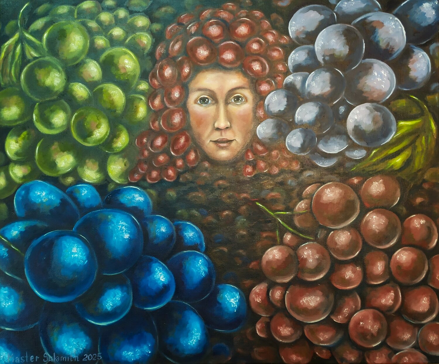 Madame Grape Svetlana Ivanova Original painting for sale
