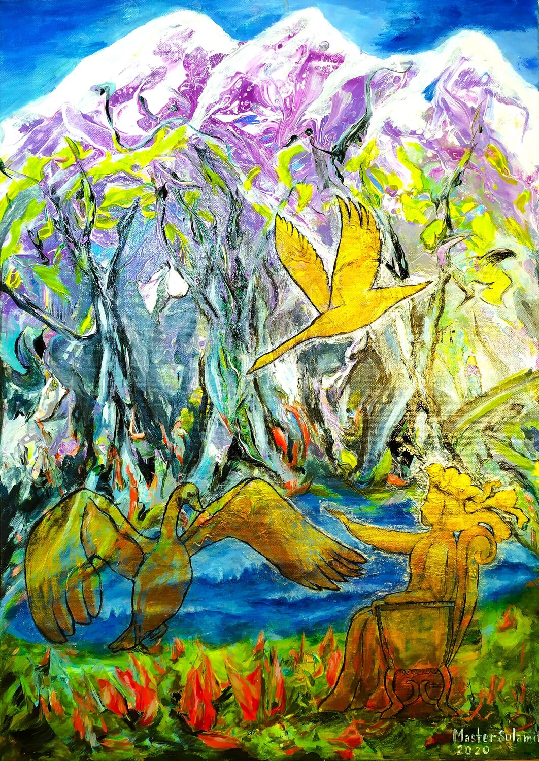 Messengers of Fate Svetlana Ivanova Original painting for sale
