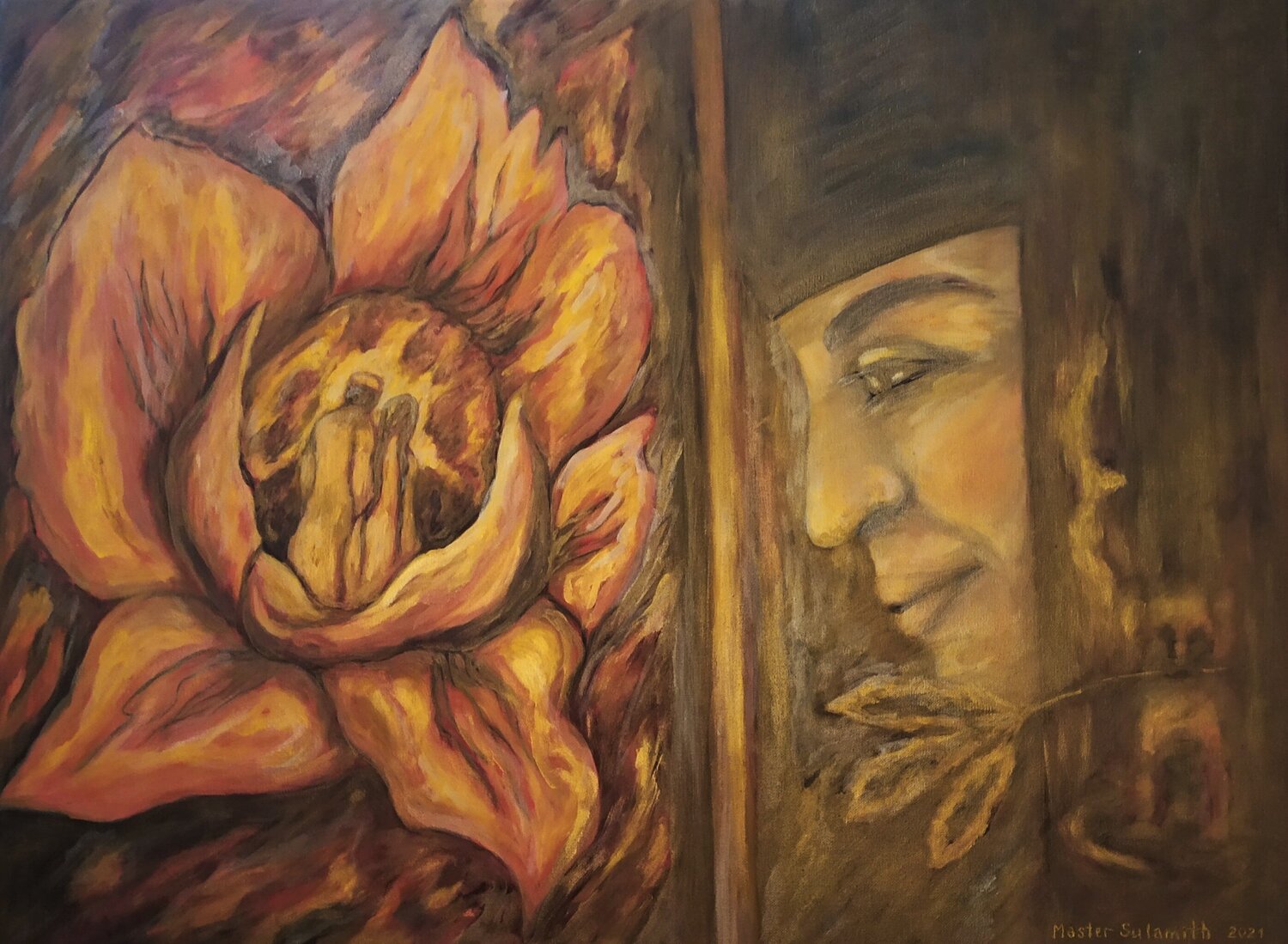 The Blessing of Love Svetlana Ivanova Original painting for sale