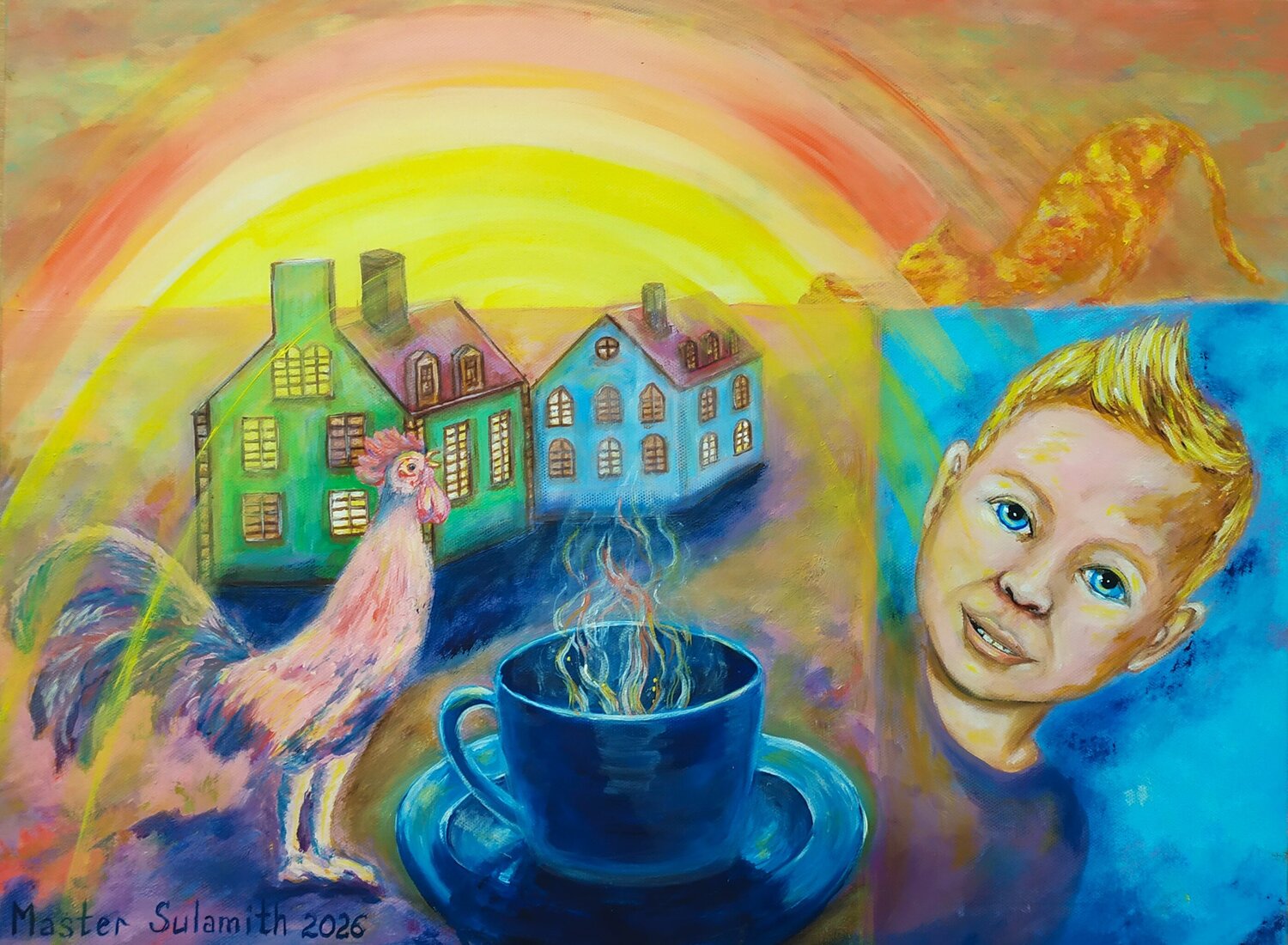 The morning smile of dawn Svetlana Ivanova Original painting for sale