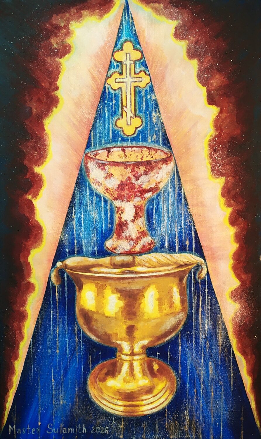The Holy Grail. Continuity Svetlana Ivanova Original painting for sale