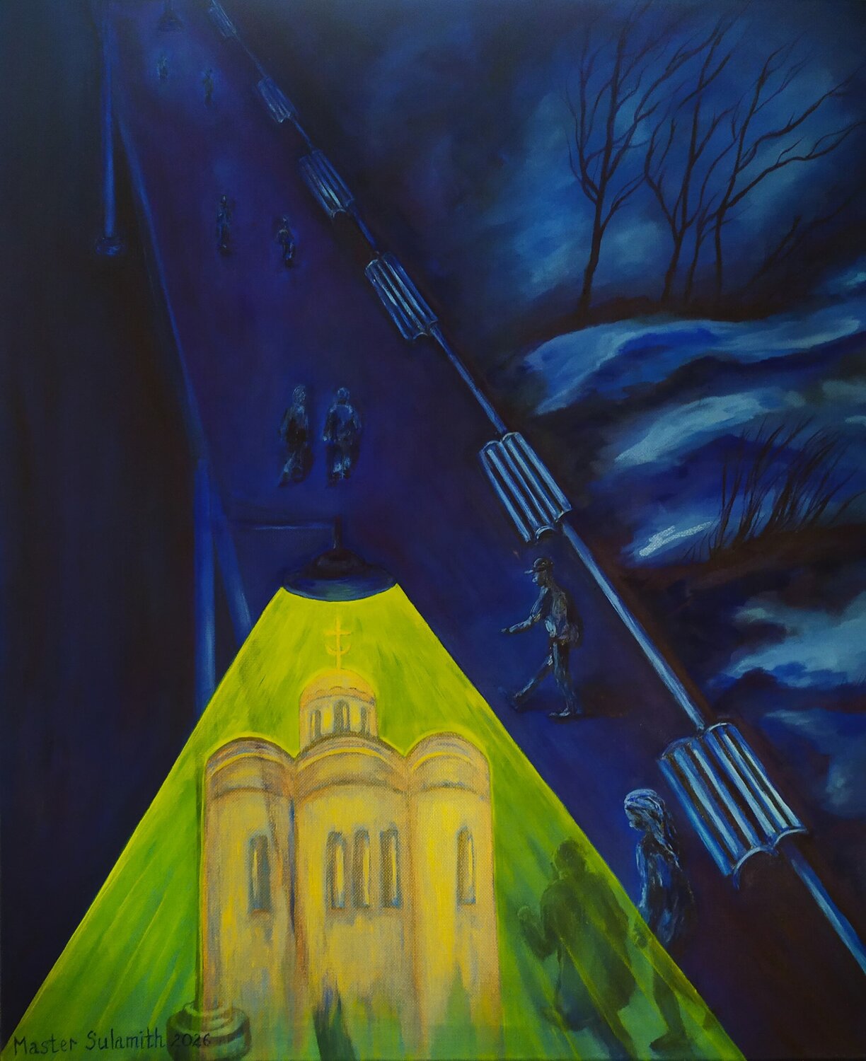 The earthly and the spiritual Svetlana Ivanova Original painting for sale