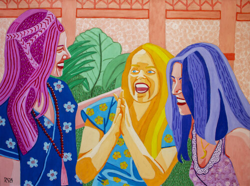 Friends No. 9 by Randall Steinke, Painting for Sale on Select
