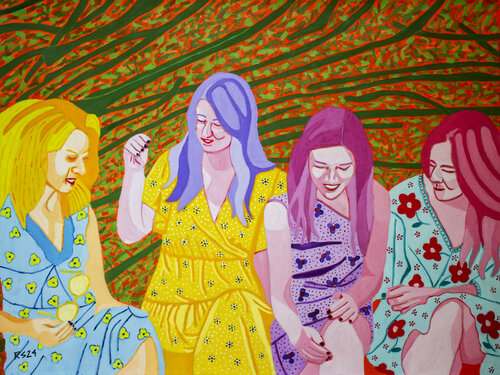 Friends No. 6 by Randall Steinke, Painting for Sale on Select