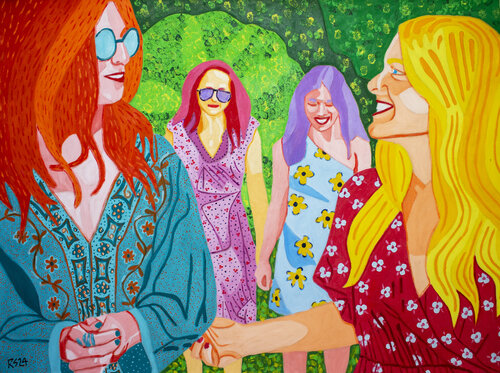 Friends No. 5 by Randall Steinke, Painting for Sale on Select