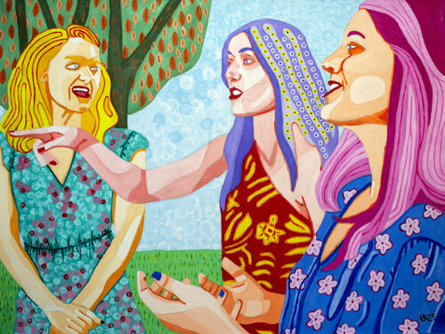 Friends No. 15 by Randall Steinke, Painting for Sale on Select