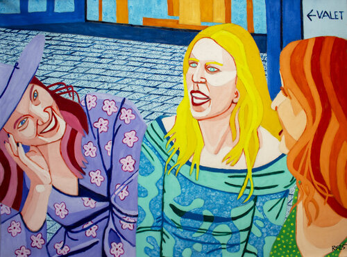 Shopping No. 4 by Randall Steinke, Painting for Sale on Select