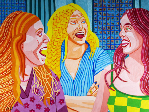 Shopping No. 6 by Randall Steinke, Painting for Sale on Select