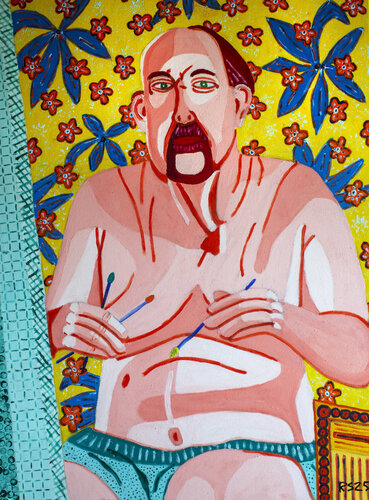 Self Portrait 2025 by Randall Steinke, Painting for Sale on Select
