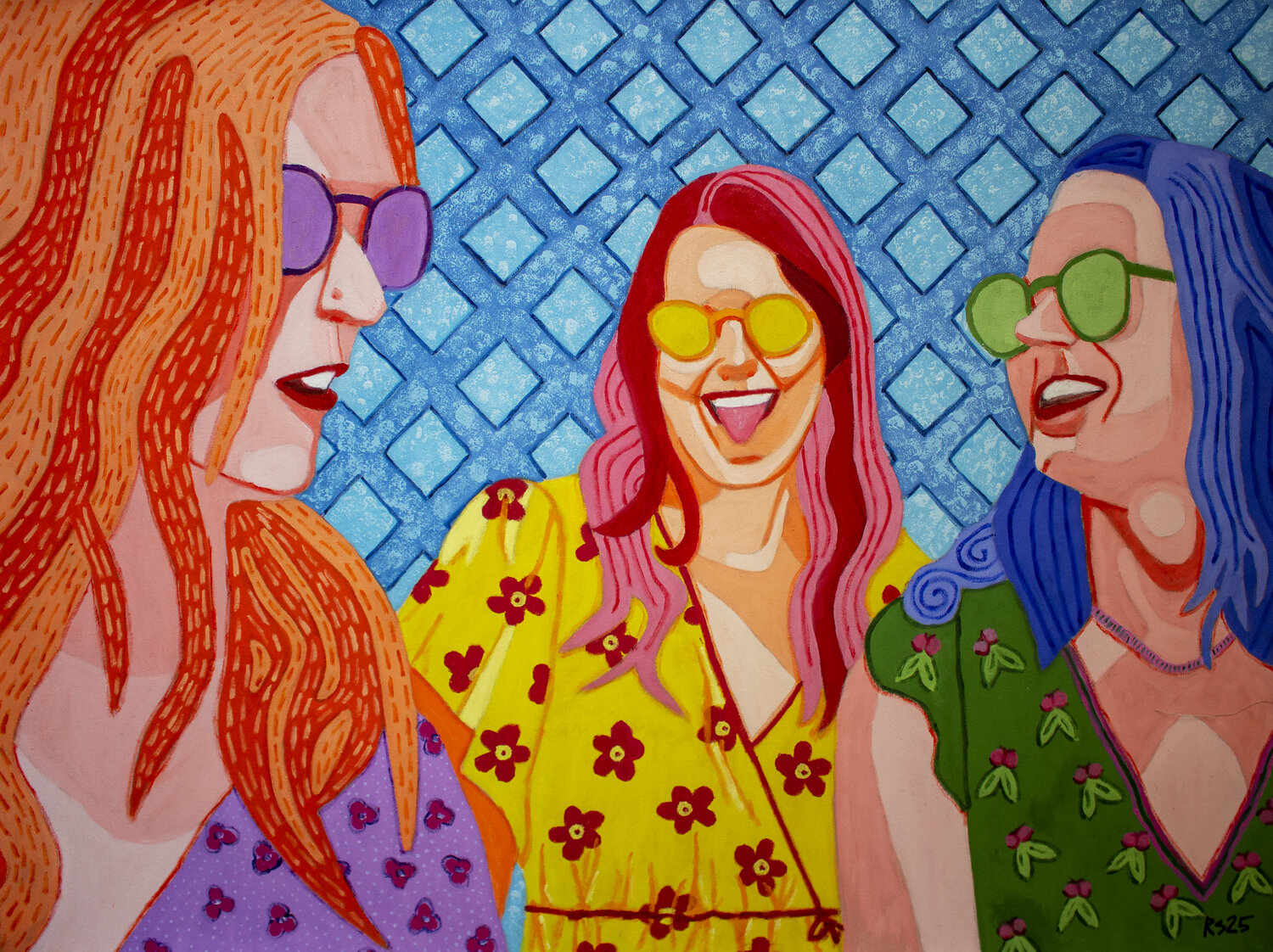 Friends No. 11 Randall Steinke Original painting for sale
