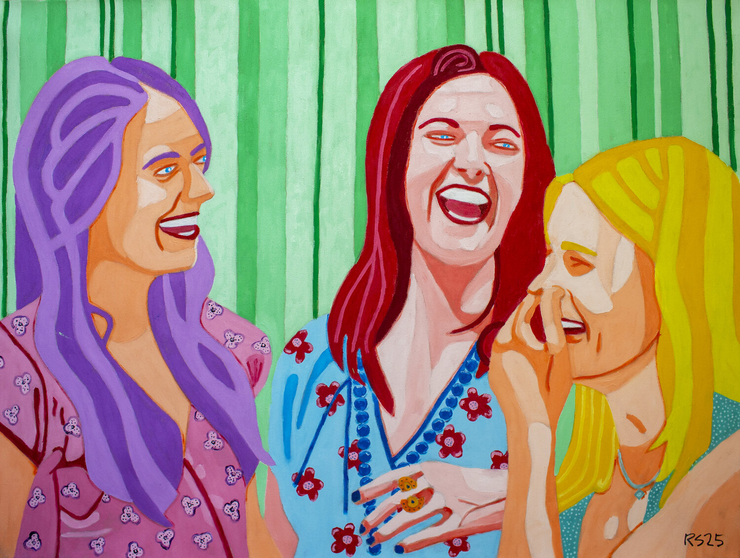 Friends No. 10 Randall Steinke Original painting for sale