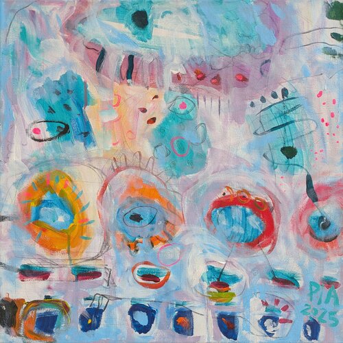 Ice cream now would be fine by Pia Grambart, Painting for Sale on Select