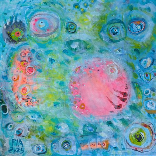A walk in the park by Pia Grambart, Painting for Sale on Select