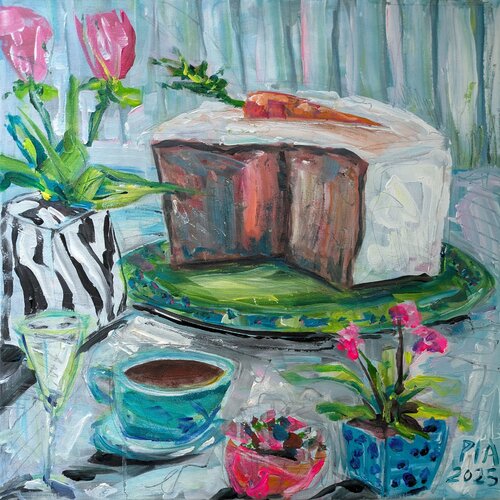 Extra Frosting For Me Please by Pia Grambart, Painting for Sale on Select