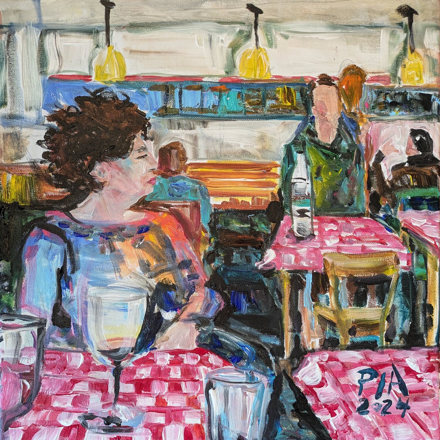 Tavola Sachsenhausen Pia Grambart Original painting for sale