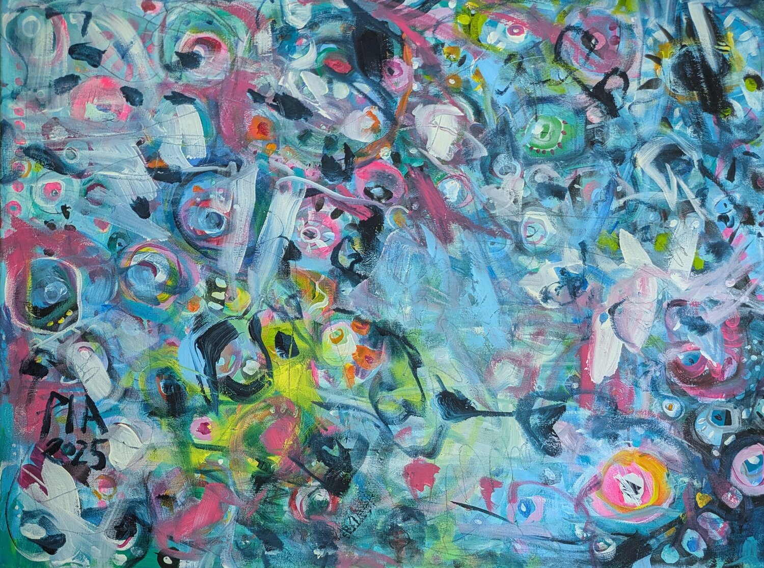 Springtime Buffet Pia Grambart Original painting for sale