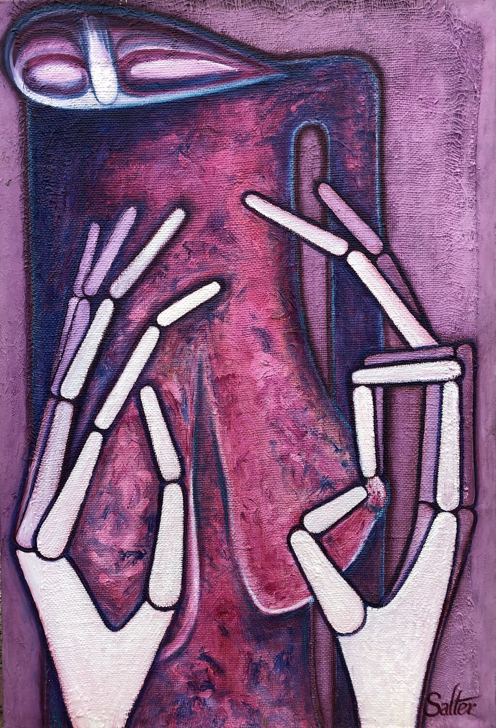 "Volupté" Rodney Salter Original painting for sale