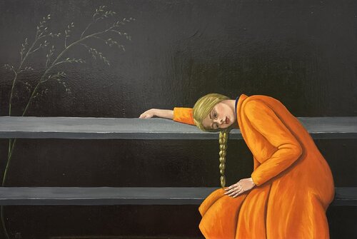 MELANCOLIE  ( Melancholy ) by LEONORA CARPI, Painting for Sale on Select