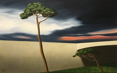 L' ATTENTE by LEONORA CARPI, Painting for Sale on Select