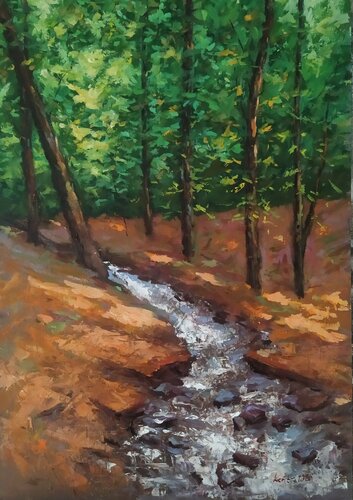 Torrent by István Kenéz, Painting for Sale on Select