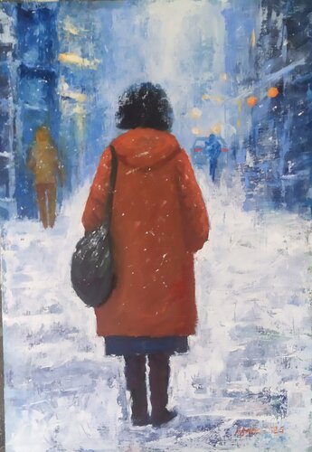 Lost in New York by István Kenéz, Painting for Sale on Select