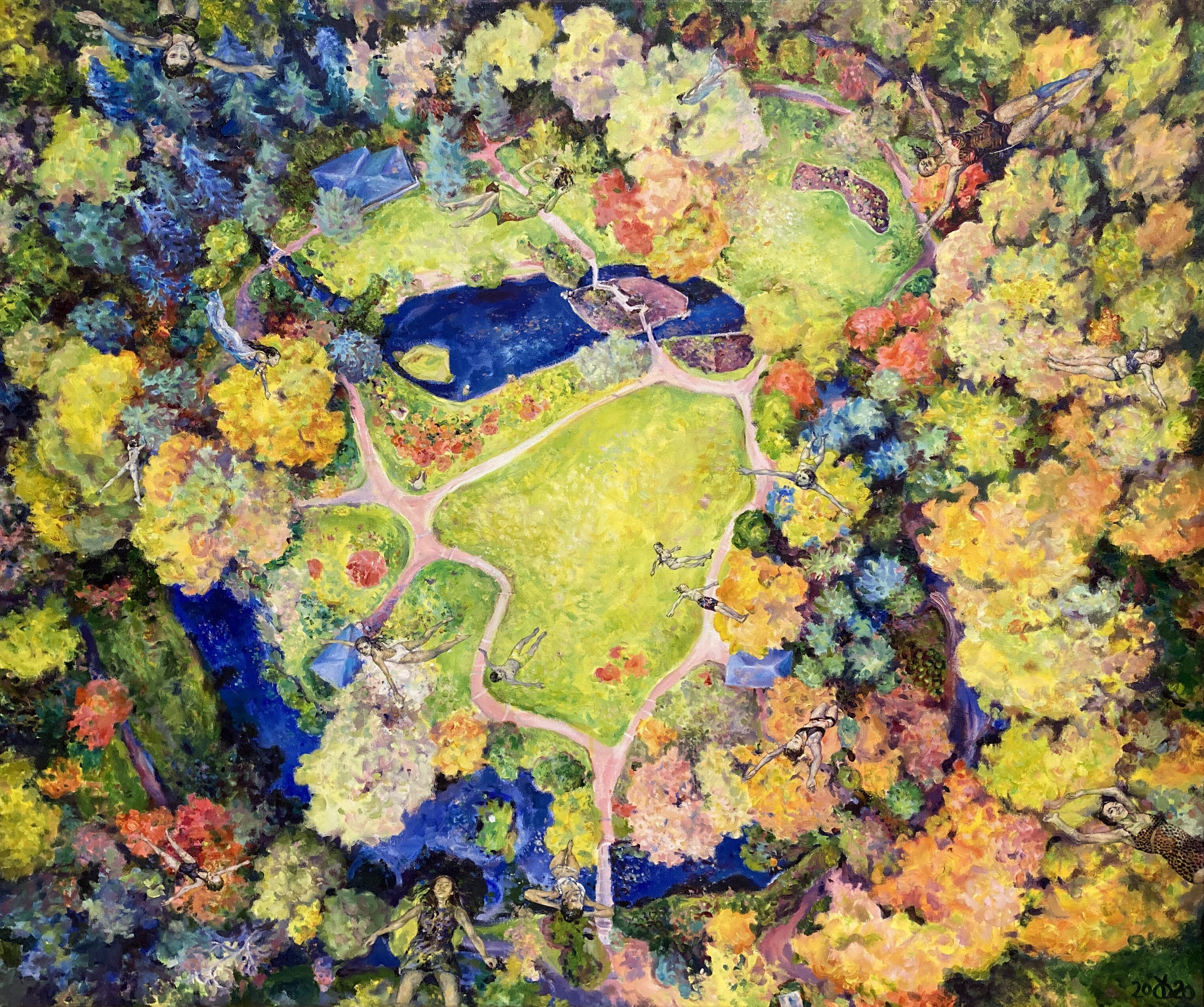 Flying Over Eden. The Free Fall
