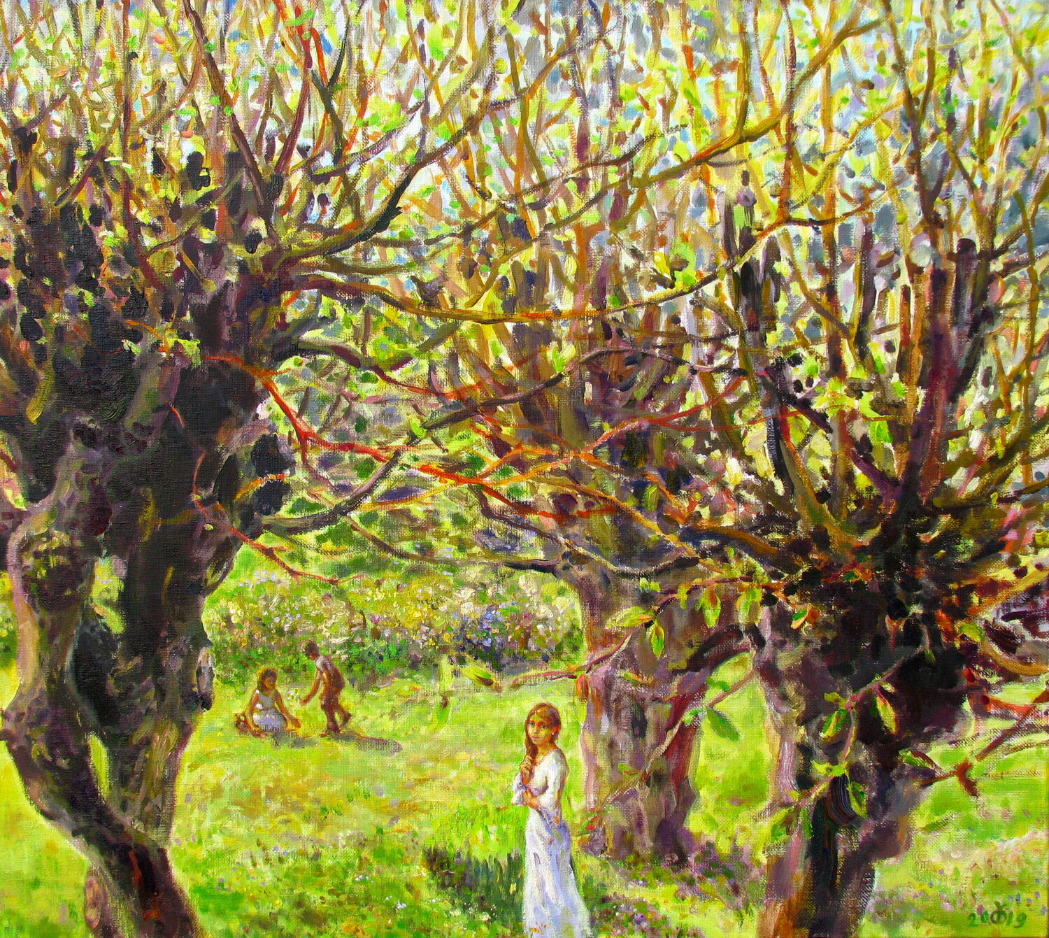 Waiting Dalia Čistovaitė Original painting for sale
