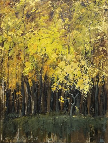 Yellow delight by Kateryna Husieva, Painting for Sale on Select