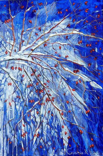 Sweetbrier by Kateryna Husieva, Painting for Sale on Select