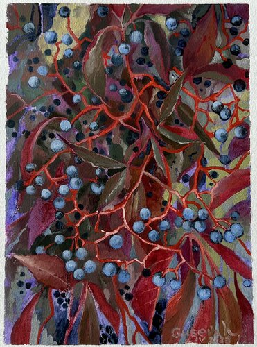 Entwined by Kateryna Husieva, Painting for Sale on Select
