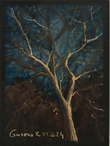 Nocturne by Kateryna Husieva, Drawing for Sale on Select