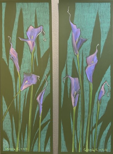 Flowers by Kateryna Husieva, Drawing for Sale on Select