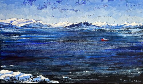 Cold waters von Kateryna Husieva, Malerei kaufen auf Select