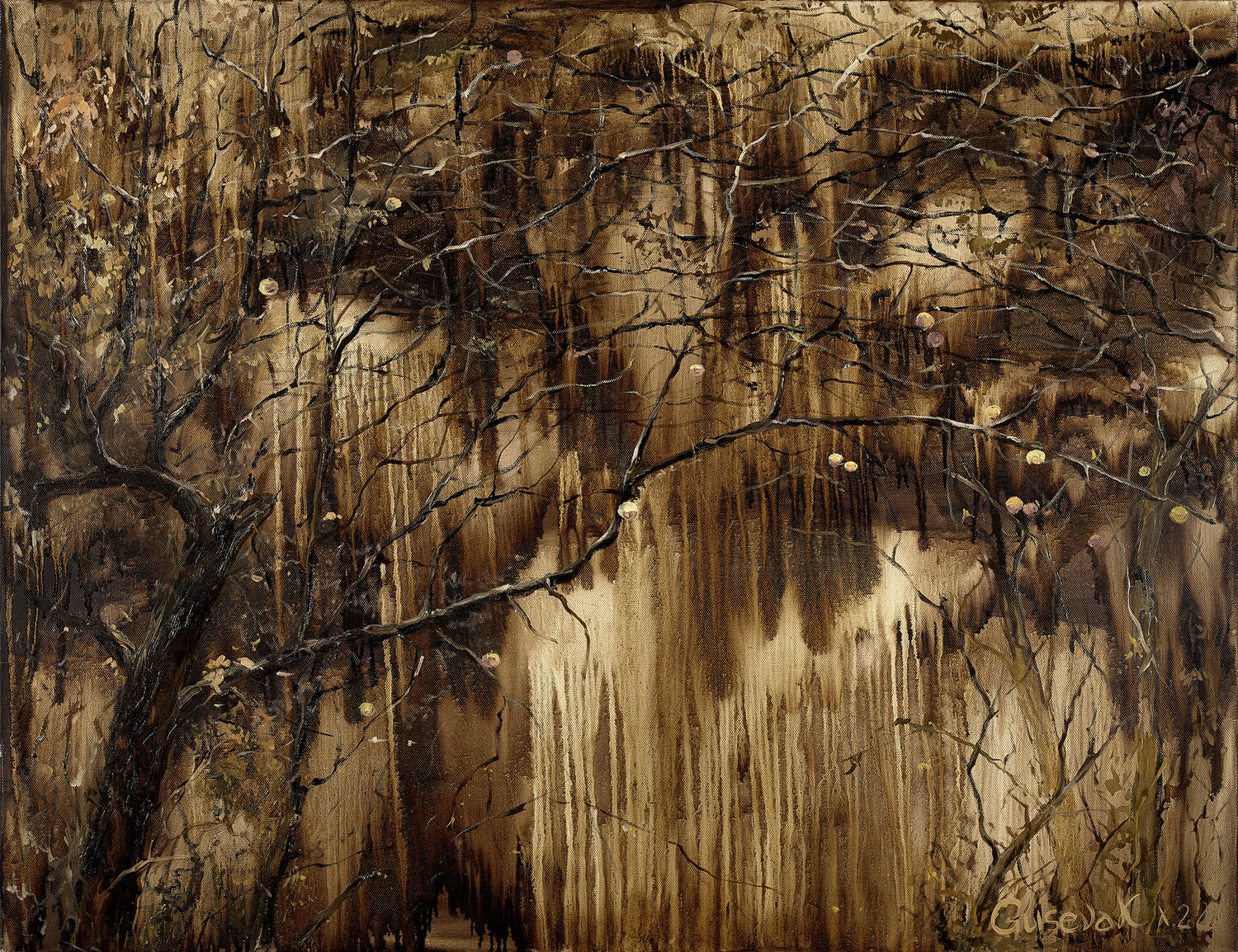 Lost Kateryna Husieva Original painting for sale