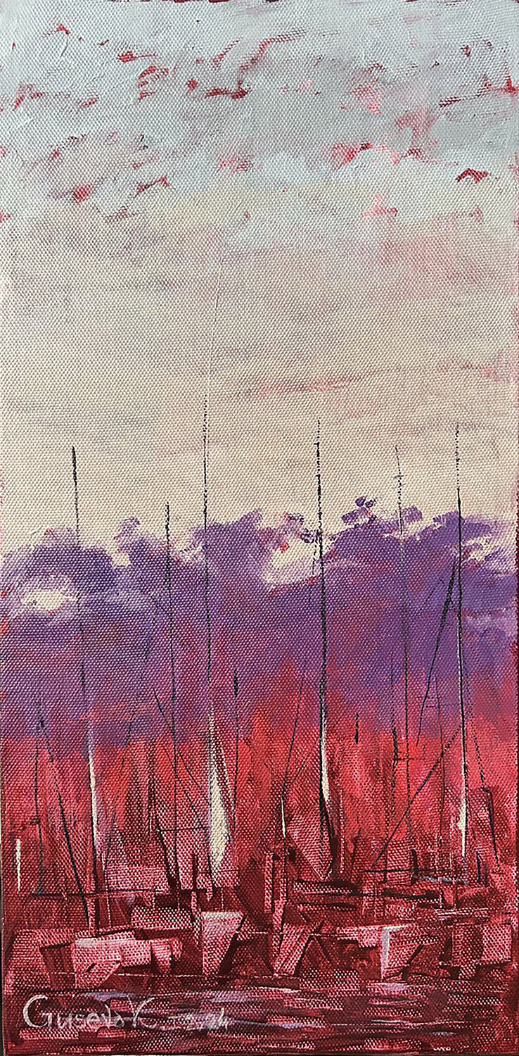Quiet harbor Kateryna Husieva Original painting for sale