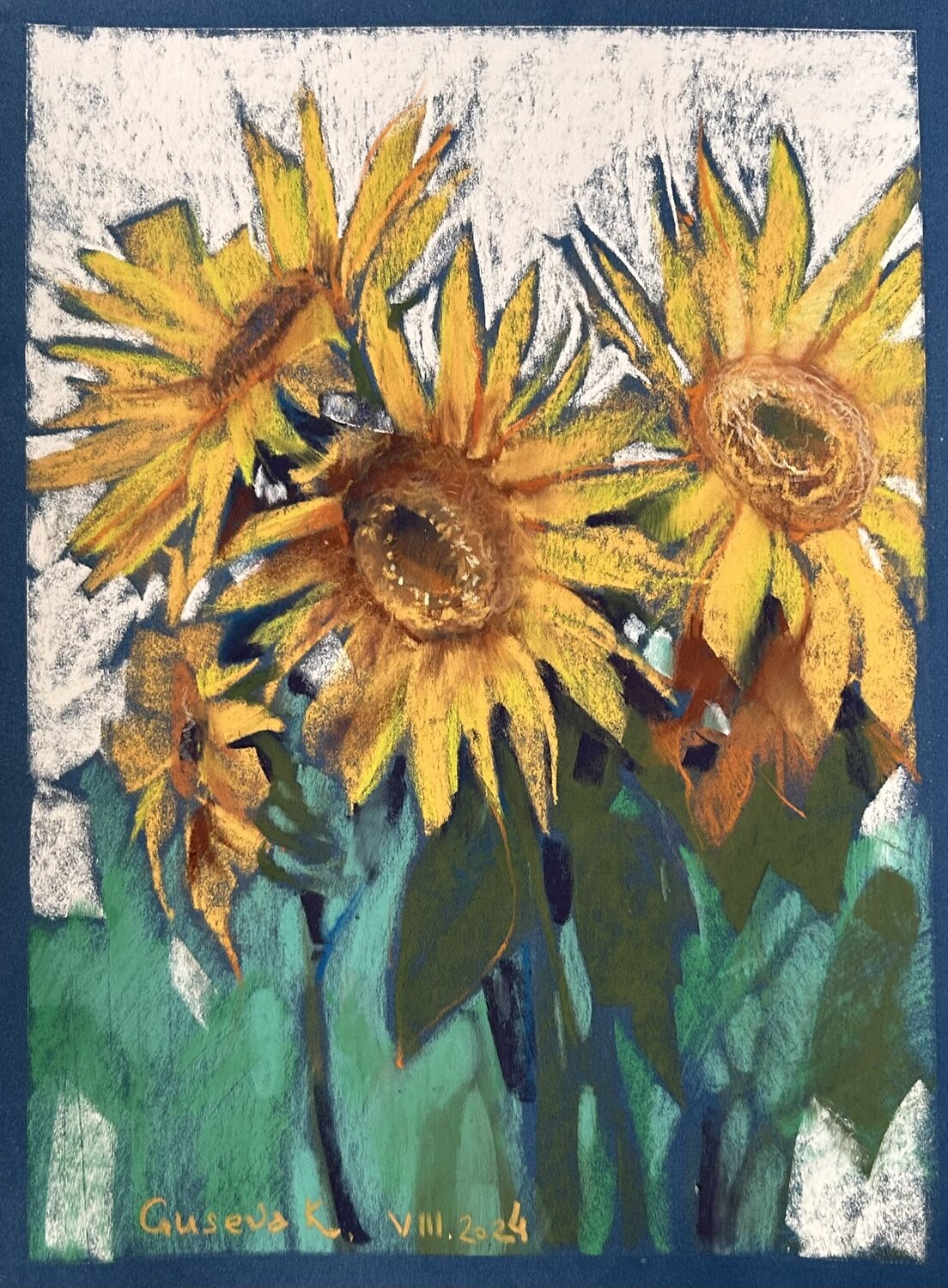 Ode to the Sun Kateryna Husieva Drawing for sale