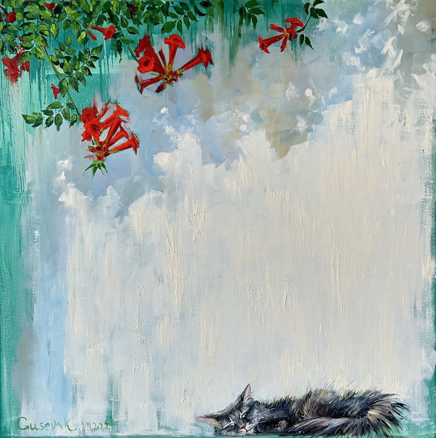 clear conscience Kateryna Husieva Original painting for sale
