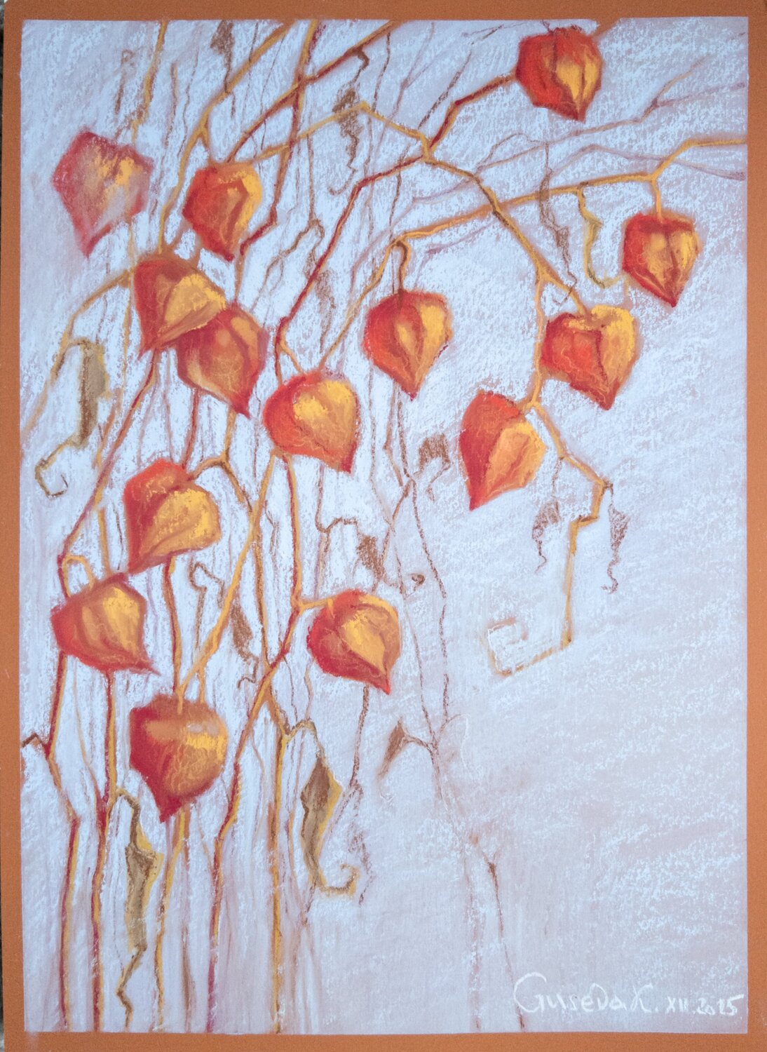 Physalis Kateryna Husieva Drawing for sale