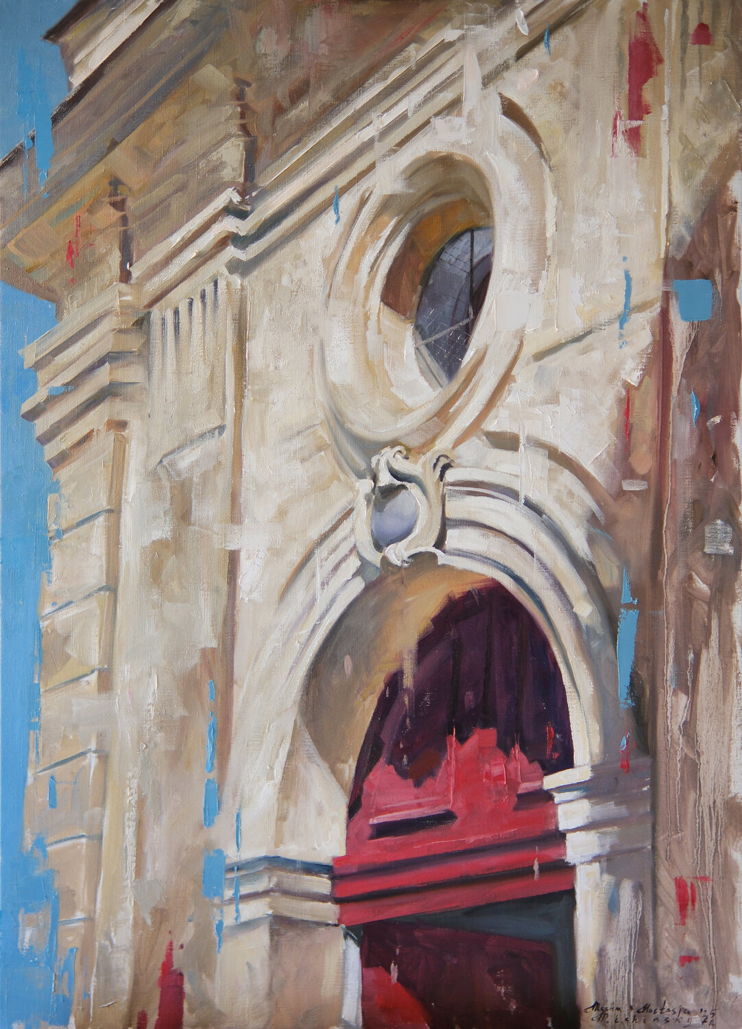 Chateau de la Gaude Mikhail Mishinskii Original painting for sale
