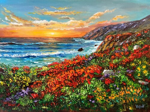 Golden State Rhapsody by vidyut Singhal, Painting for Sale on Select