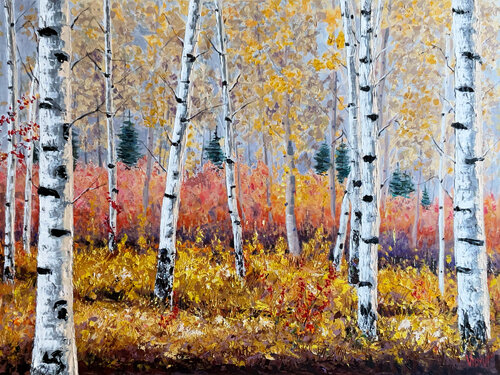 Golden Haze 2 by vidyut Singhal, Painting for Sale on Select