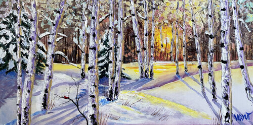winter by vidyut Singhal, Painting for Sale on Select