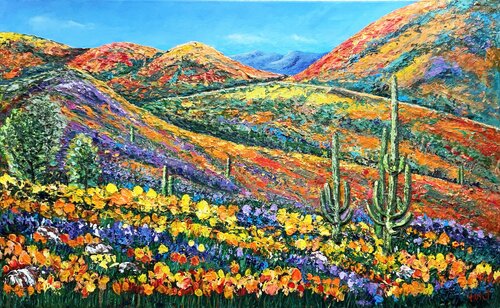Super Bloom by vidyut Singhal, Painting for Sale on Select