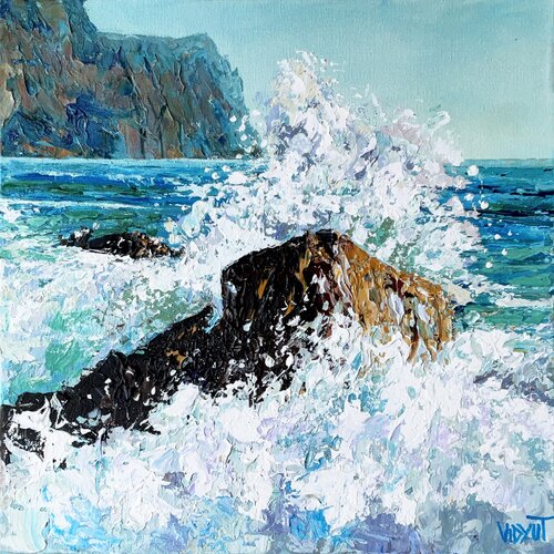 Rocky Encounters by vidyut Singhal, Painting for Sale on Select