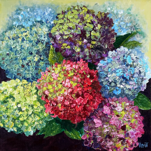 Blue at Birth, Radiant in Time by vidyut Singhal, Painting for Sale on Select